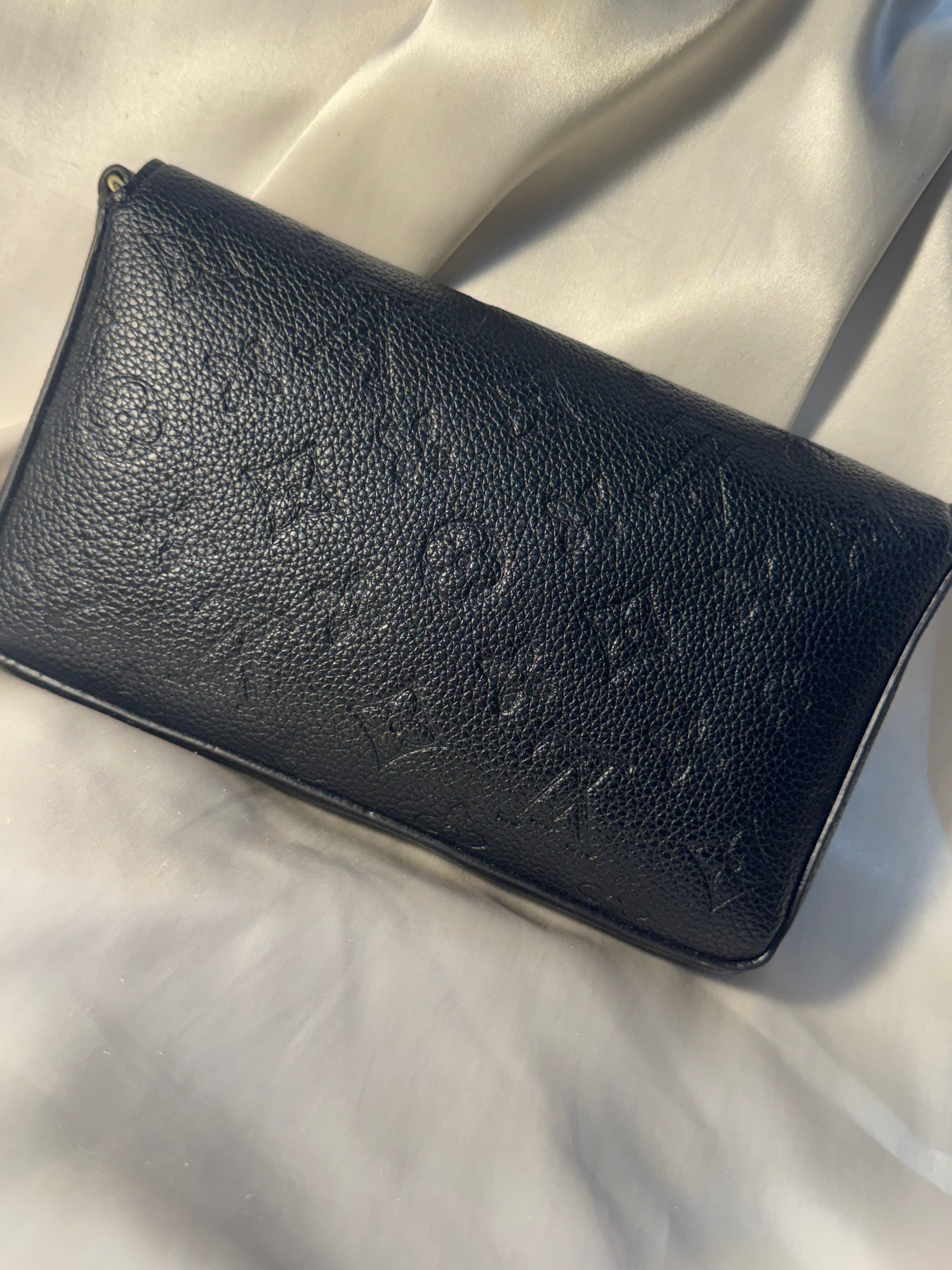 LV Black Monogram Purse