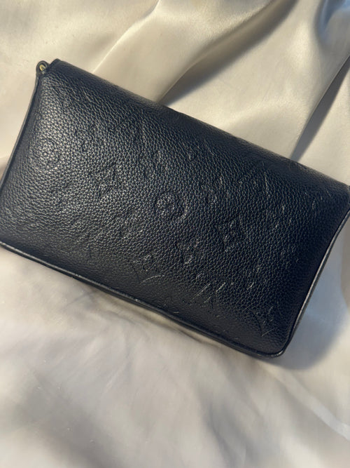 LV Black Monogram Purse