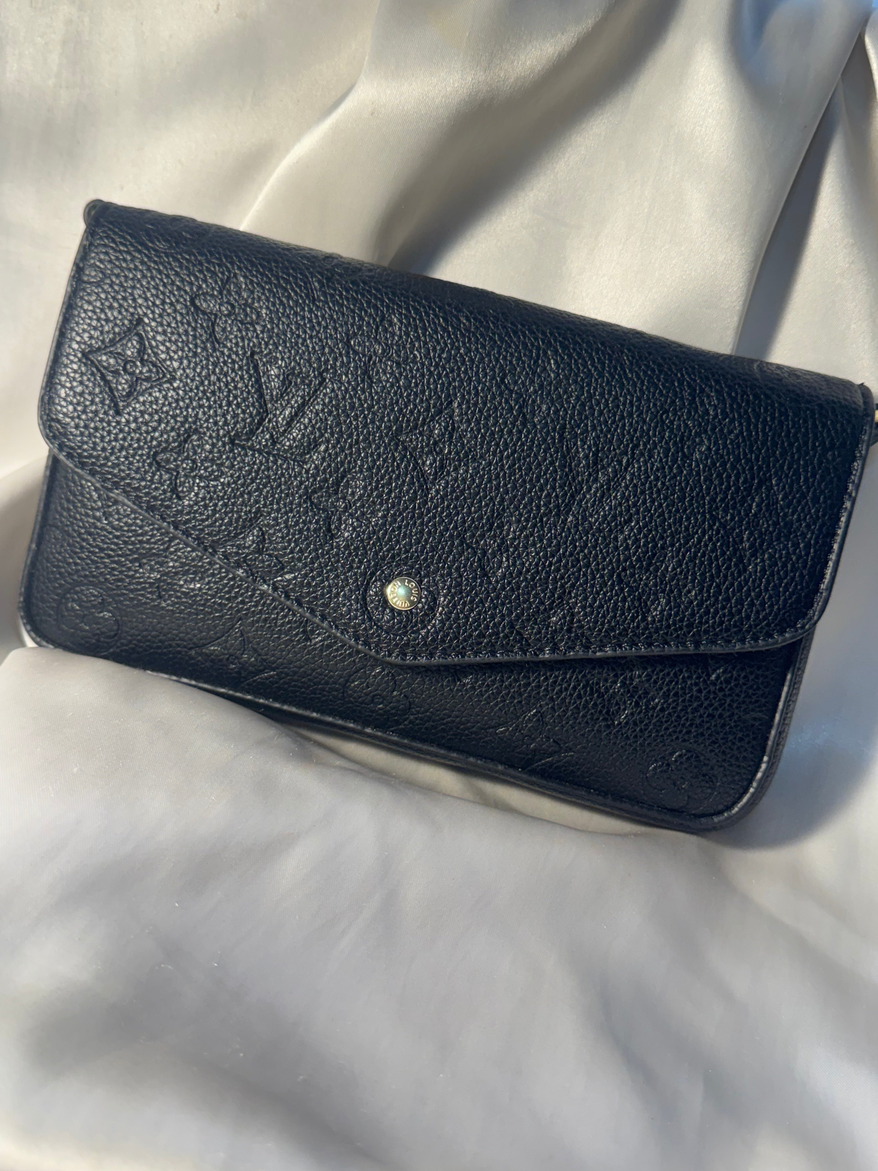LV Black Monogram Purse